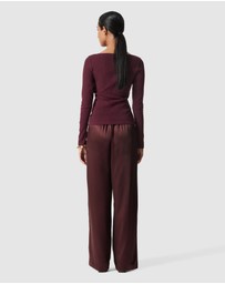 & Other Stories - Long-Sleeve Keyhole Top