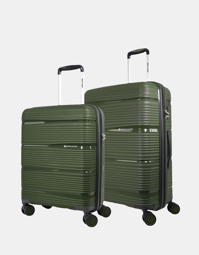 Pierre Cardin - Pierre Cardin Normandy Hard Shell Medium and Cabin Bundle 2-Piece Set