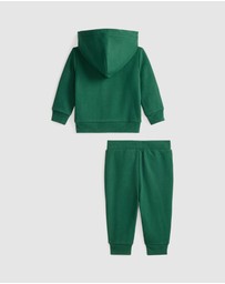 Polo Ralph Lauren - Fleece Full-Zip Hoodie & Pants Set - ICONIC EXCLUSIVE - Babies