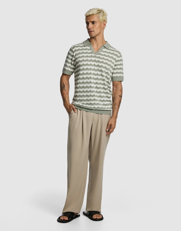 yd. - Vance Knitted Polo Shirt