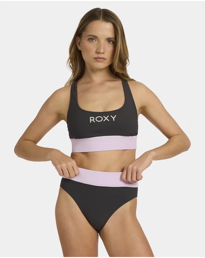 Roxy - Womens Roxy Active C Block Bikini Top