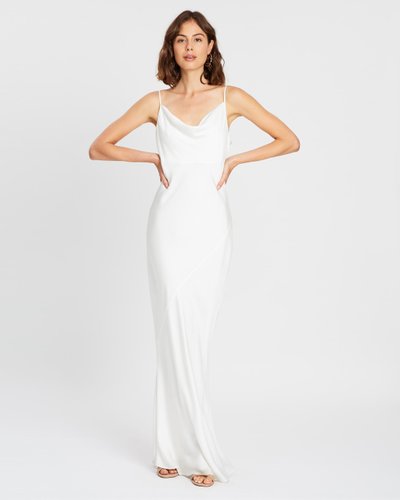 Luxe Bias Cowl Slip Dress