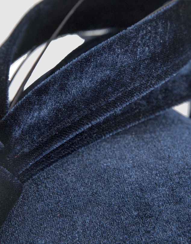 Max Alexander - Velvet Navy Winter Pillbox Fascinator