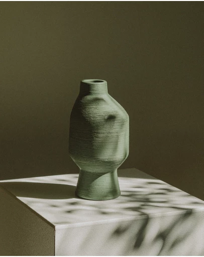 Dennis Did It - The Grass Is Greener Vase Olive