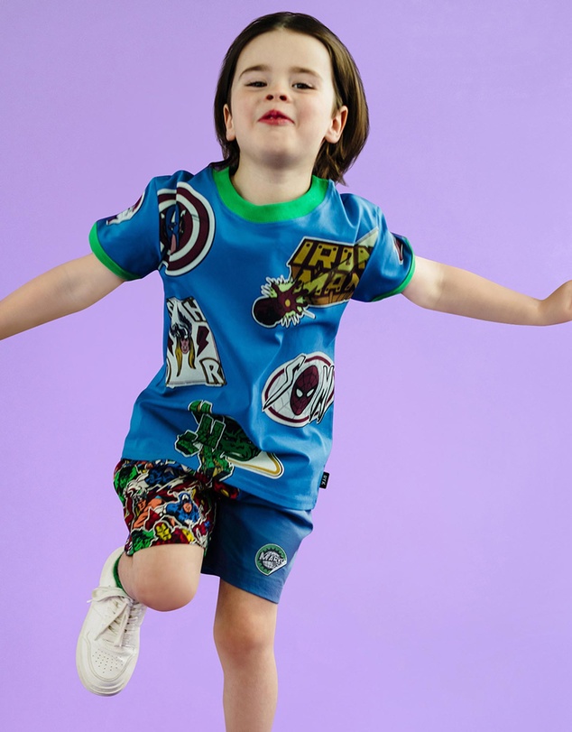 Rock Your Kid - Avengers Woven Shorts - Kids-Teens
