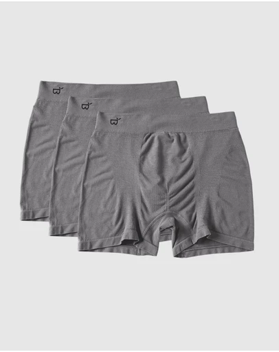 Boody - 3-Pack Mens Original Boxer Charcoal