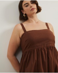 Atmos&Here Curvy - Fern Empire Line Midi Dress