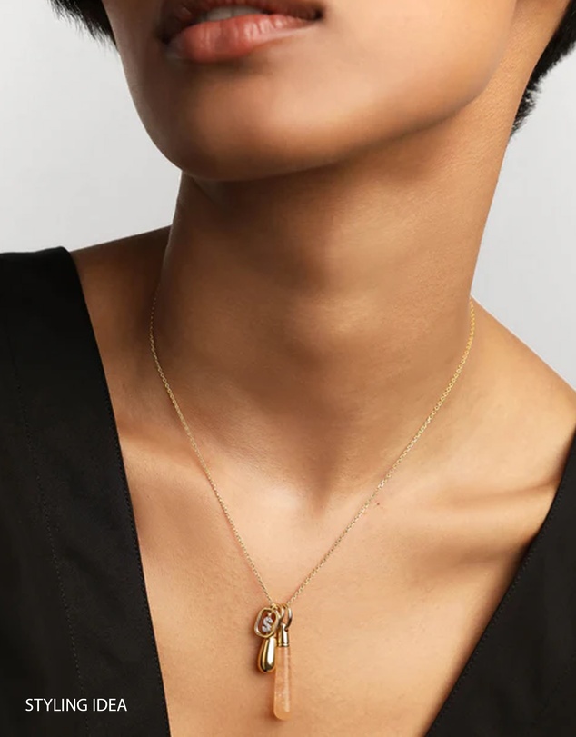 PDPAOLA - Yellow Aventurine Large Drop Pendant