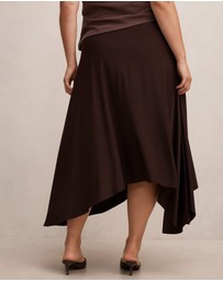 Forever New Curve - Ariel Curve Godet Hanky Hem Skirt