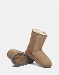 EVERAU - Australian Shepherd Ugg Short Classic Sheepskin Upper UGG Boots