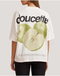 Doucette - Green Apples Compact Tee