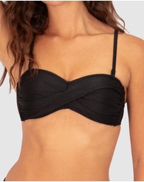 Baku Swimwear - Rococco Twist Bandeau Bikini Bra Top