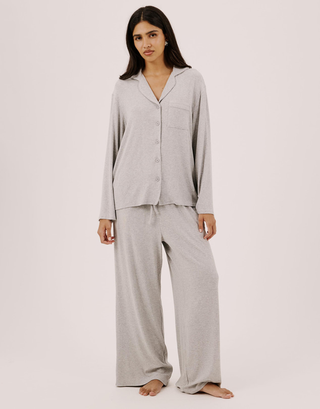 Atmos&Here - Darcey Soft Ribbed Long Sleeve Pyjama Set