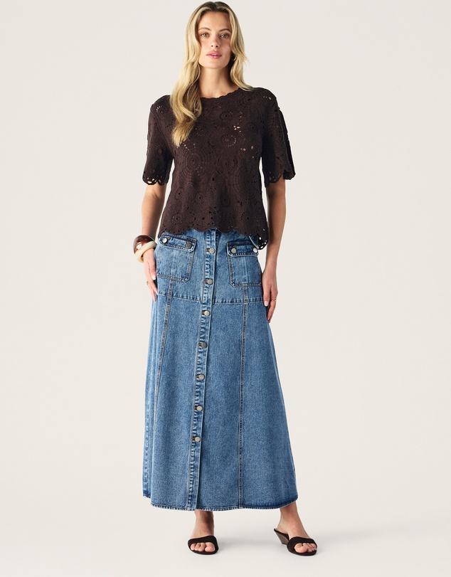 MOS The Label - Anouk Crochet Top