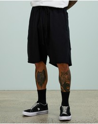 Surrounded By Ghosts - The Andesine Low Crotch French Terry Drawstring Shorts