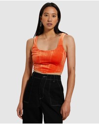 Neon Hart - Arlo Stretch Panelled Corset Top