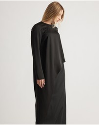 Decjuba - Codi Satin Drape Top