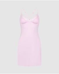 Hunkemoller - Jersey Lace Bow Slipdress