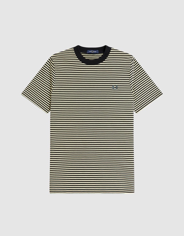 Fred Perry - Fine Stripe Heavy Weight T-Shirt