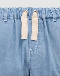 Purebaby - Pull on Denim Short -Kids-Babies