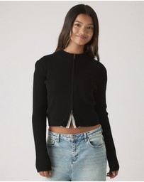 Decjuba Kids - Matilda Zip Up Knit - Teens
