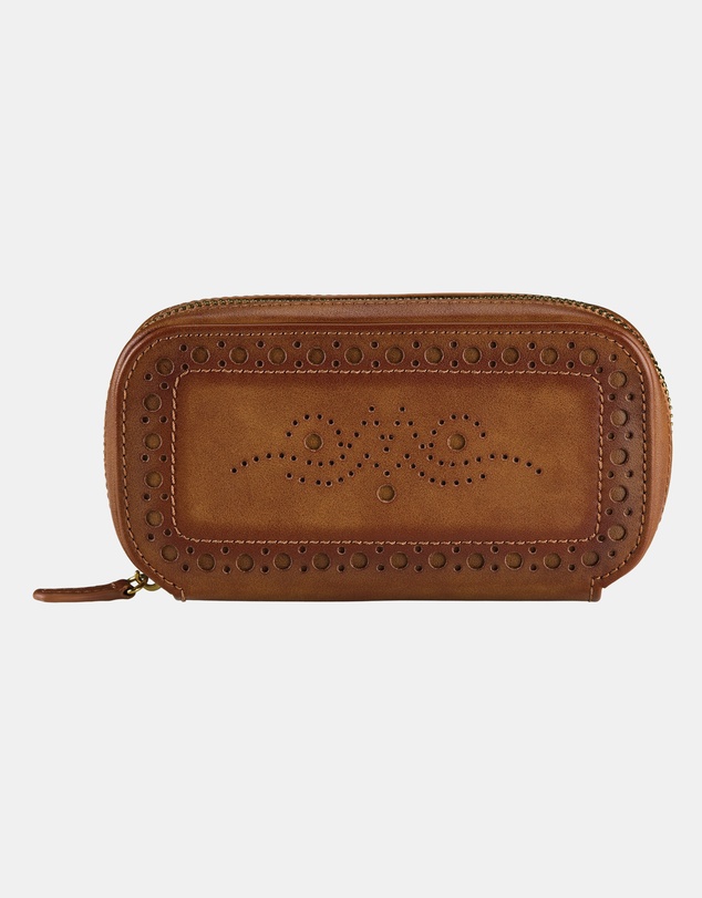 Wolf - WOLF Brogue Double Watch Zip Pouch