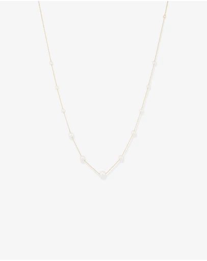 Michael Hill - Cultured Freshwater Pearl Necklace in 10kt Yellow Gold