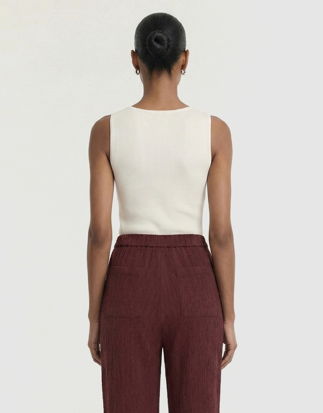 Staple the Label - Loam Square Neck Tank