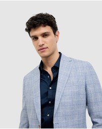 Politix - Windowpane Check Tailored Jacket