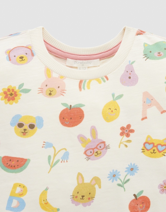 Purebaby - Friendship Relaxed Tee -Kids-Babies