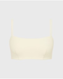 BONDI BORN - Anja Bikini Top - Pearl (Sculpteur®)