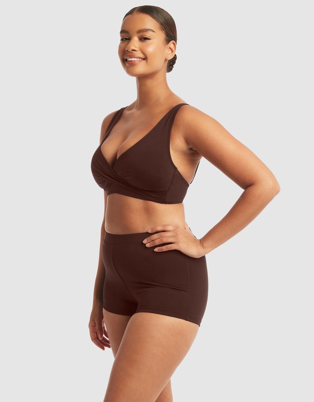 Sea Level Australia - Essentials Katie Boy Leg Pant Cocoa