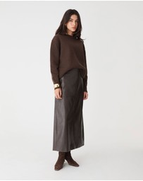 Forcast - Giselle Panel PU Skirt