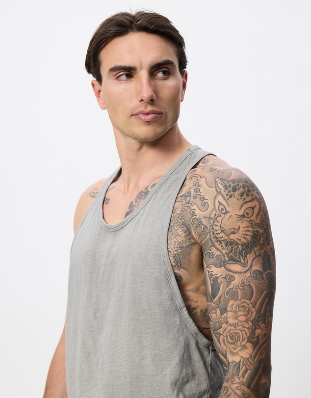 Surrounded By Ghosts - The Travertine Cotton Singlet