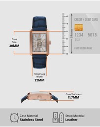 Fossil - Carraway Blue Analogue Watch