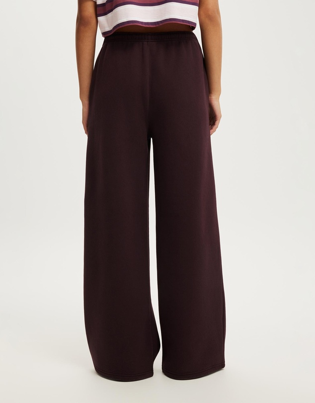 Cotton On Body Active - Plush Tie Waist Wide Leg Sweatpant