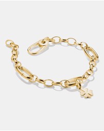 THOMAS SABO - THOMAS SABO Charm bracelet with three Connect links Gold