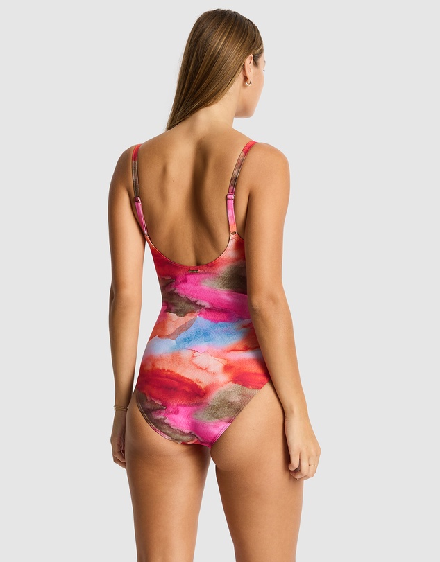 Sea Level Australia - Cabo Cross Front Scoop Back One Piece