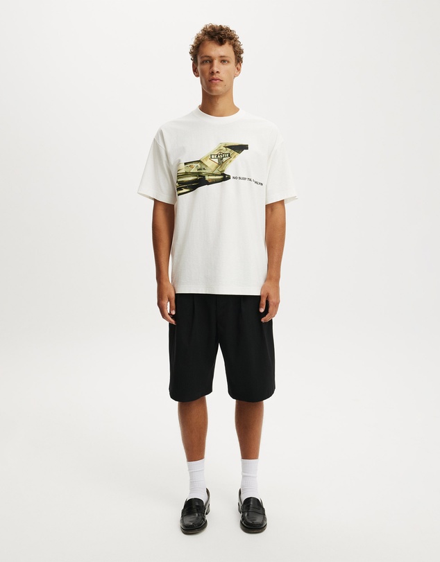 Cotton On - Box Fit Premium Music T-Shirt