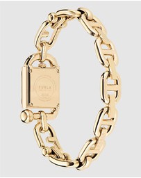 Furla - Mianuvola Square Gold-Tone Bracelet Watch