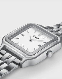 Cluse - Gracieuse Silver Link & Élevé Silver Tennis Bracelet Gift Set