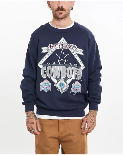 Vintage by The Real Deal - Pre Loved - Vintage 1992 NFL Dallas Cowboys Sweatshirt