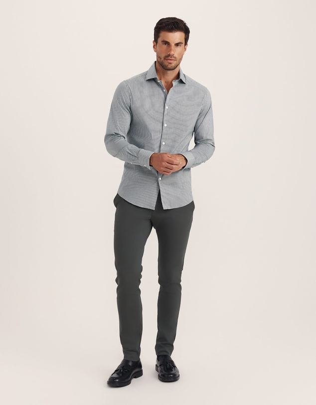 SABA - Lucian Long Sleeve Stretch Check Shirt