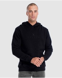Xander - Monarch Mono Embroidery Hoodie