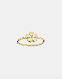 Zoe Olivia - 9K Gold Flower Ring