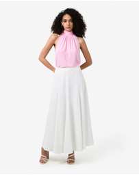 Forcast - Shelby Draped Sleeveless Top