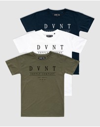 DVNT - 3-Pack Deluxe Tee - Youth
