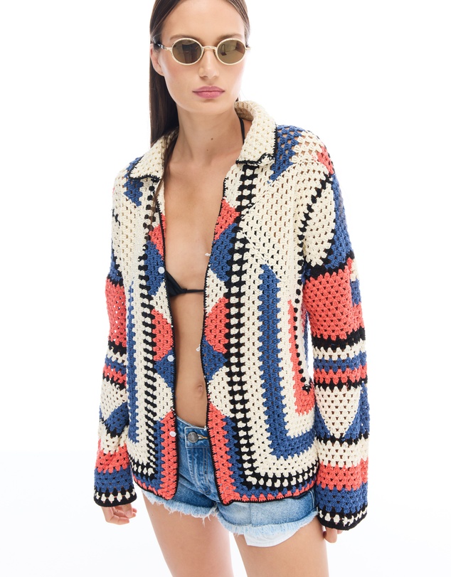 THE TALES - Hand Knitted Crochet Cardigan