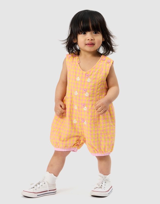 Goldie + Ace - Lightweight Cotton Bubble Romper - ICONIC EXCLUSIVE - Babies