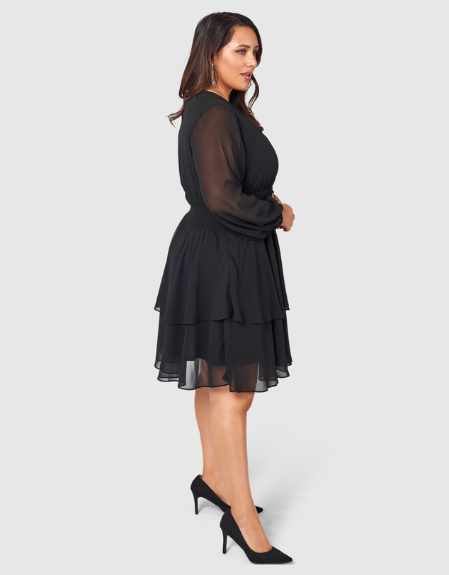 Pink Dusk by Curve Project - Shake Your Money Maker Midi Dress